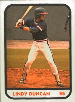 1981 TCMA Tulsa Drillers #25 Lindy Duncan Front