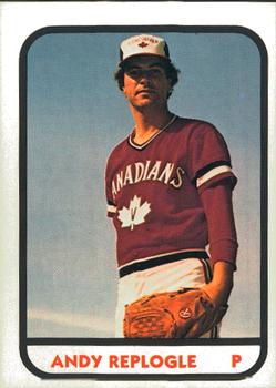 1981 TCMA Vancouver Canadians #16 Andy Replogle Front