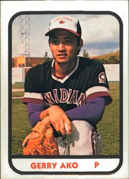 1981 TCMA Vancouver Canadians #22 Gerry Ako Front