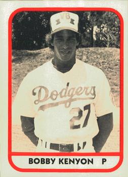 1981 TCMA Vero Beach Dodgers #7 Bobby Kenyon Front
