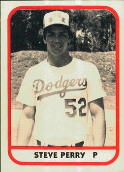 1981 TCMA Vero Beach Dodgers #14 Steve Perry Front
