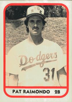 1981 TCMA Vero Beach Dodgers #15 Pat Raimondo Front