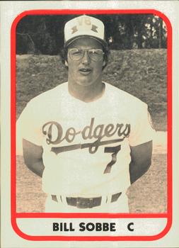 1981 TCMA Vero Beach Dodgers #19 Bill Sobbe Front