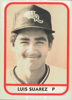 1981 TCMA Wisconsin Rapids Twins #9 Luis Suarez Front