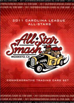 2011 Grandstand Carolina League All-Stars #NNO Header / Checklist Front