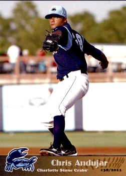 2011 Grandstand Charlotte Stone Crabs #2 Chris Andujar Front