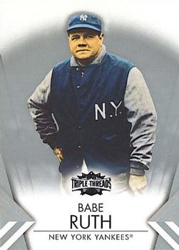 2012 Topps Triple Threads #11 Babe Ruth Front
