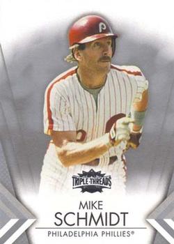 2012 Topps Triple Threads #32 Mike Schmidt Front