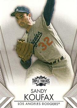 2012 Topps Triple Threads #34 Sandy Koufax Front