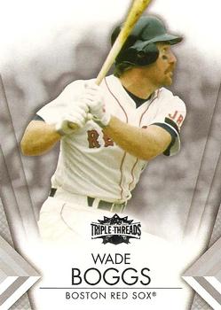 2012 Topps Triple Threads #4 Wade Boggs Front