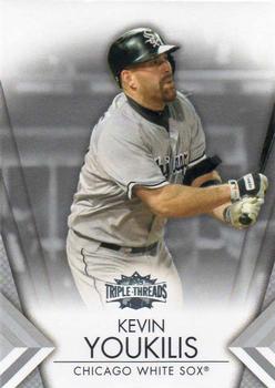 2012 Topps Triple Threads #62 Kevin Youkilis Front