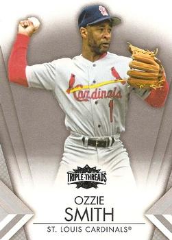 2012 Topps Triple Threads #79 Ozzie Smith Front