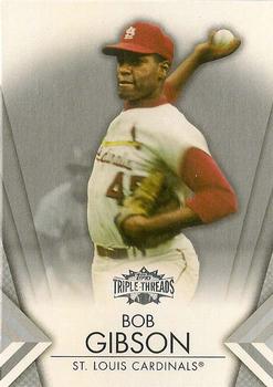 2012 Topps Triple Threads #86 Bob Gibson Front