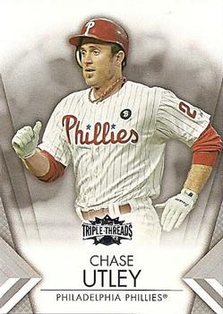 2012 Topps Triple Threads #8 Chase Utley Front