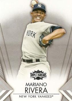 2012 Topps Triple Threads #99 Mariano Rivera Front