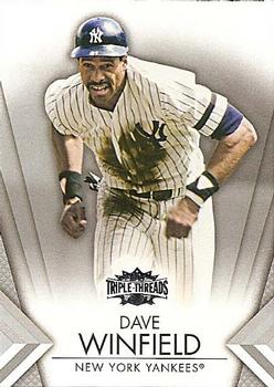 2012 Topps Triple Threads #9 Dave Winfield Front