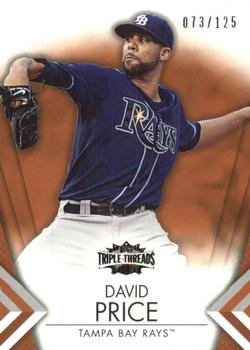 2012 Topps Triple Threads - Amber #15 David Price Front