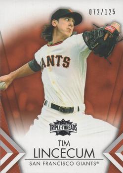 2012 Topps Triple Threads - Amber #26 Tim Lincecum Front