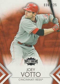2012 Topps Triple Threads - Amber #96 Joey Votto Front