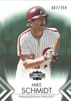 2012 Topps Triple Threads - Emerald #32 Mike Schmidt Front