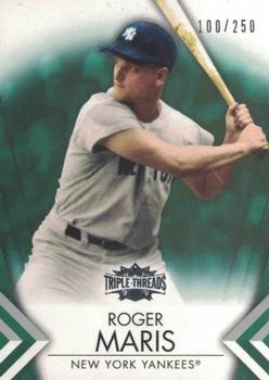 2012 Topps Triple Threads - Emerald #65 Roger Maris Front