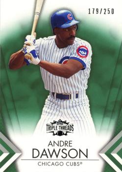 2012 Topps Triple Threads - Emerald #73 Andre Dawson Front