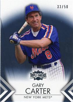 2012 Topps Triple Threads - Onyx #20 Gary Carter Front