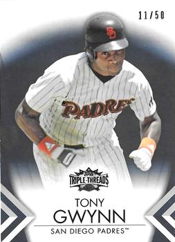 2012 Topps Triple Threads - Onyx #41 Tony Gwynn Front