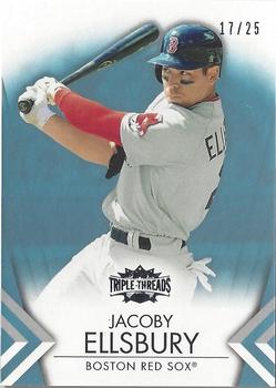 2012 Topps Triple Threads - Sapphire #55 Jacoby Ellsbury Front
