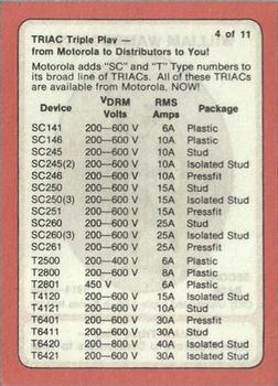 1976 Motorola Old Timers #4 Bill Wambsganss Back