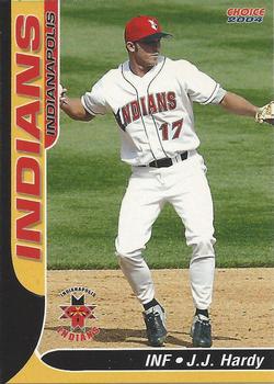 2004 Choice Indianapolis Indians #10 J.J. Hardy Front