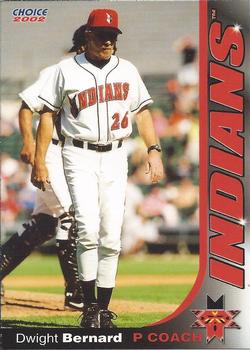 2002 Choice Indianapolis Indians #04 Dwight Bernard Front