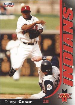 2002 Choice Indianapolis Indians #09 Dionys Cesar Front