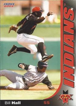 2002 Choice Indianapolis Indians #15 Bill Hall Front