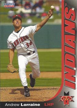 2002 Choice Indianapolis Indians #18 Andrew Lorraine Front