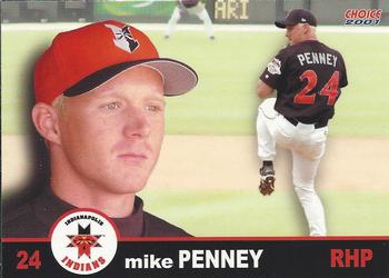 2001 Choice Indianapolis Indians #19 Mike Penney Front