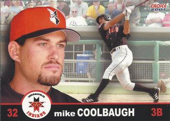 2001 Choice Indianapolis Indians #08 Mike Coolbaugh Front