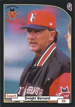 2000 Blueline Q-Cards Indianapolis Indians #2 Dwight Bernard Front