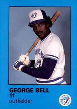 1986 Toronto Blue Jays Fire Safety #NNO George Bell Front