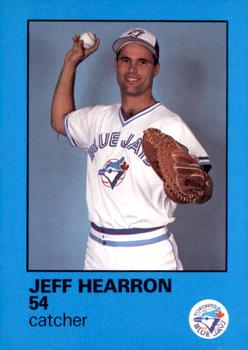 1986 Toronto Blue Jays Fire Safety #NNO Jeff Hearron Front