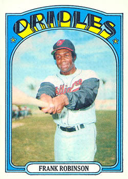 1972 Topps #100 Frank Robinson Front