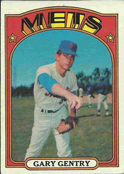 1972 Topps #105 Gary Gentry Front