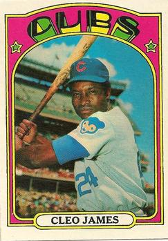 1972 Topps #117 Cleo James Front