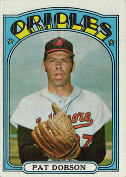 1972 Topps #140 Pat Dobson Front