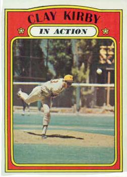 1972 Topps #174 Clay Kirby Front