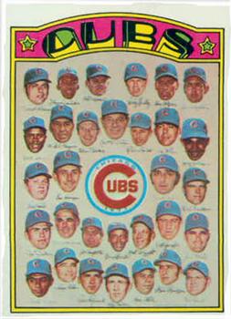 1972 Topps #192 Chicago Cubs Front