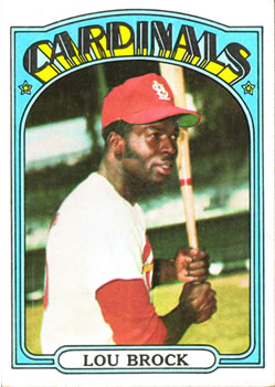 1972 Topps #200 Lou Brock Front