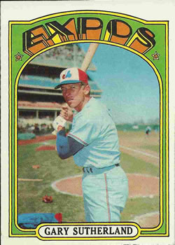 1972 Topps #211 Gary Sutherland Front