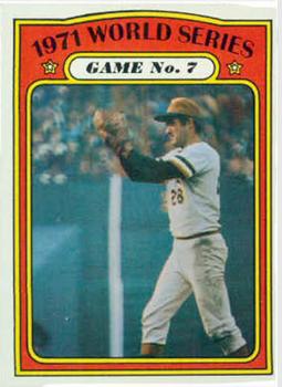 1972 Topps #229 1971 World Series Game No. 7 Front