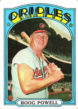 1972 Topps #250 Boog Powell Front